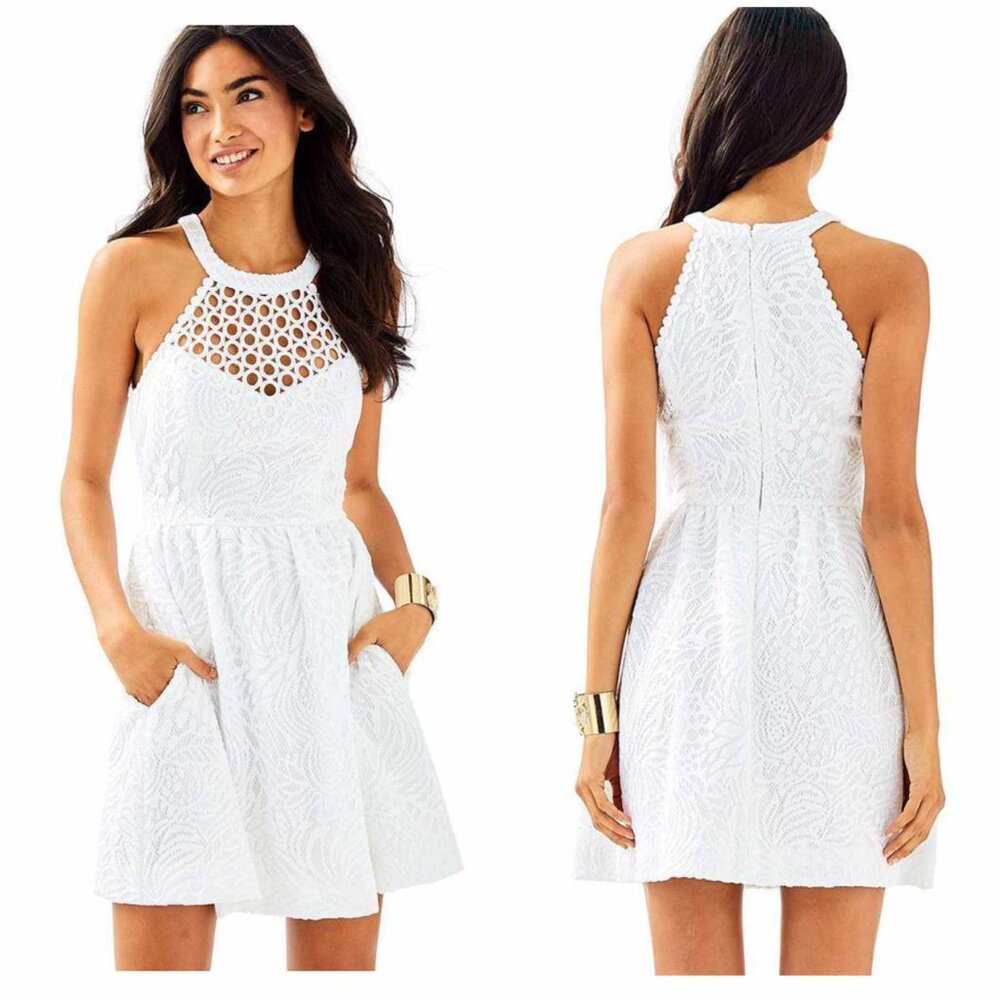🤍 *Lilly Pulitzer* Kinley Dress in Resort White, size 0 - NEW!